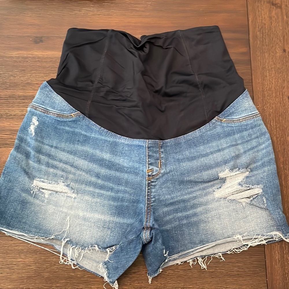 Maternity Jean Shorts